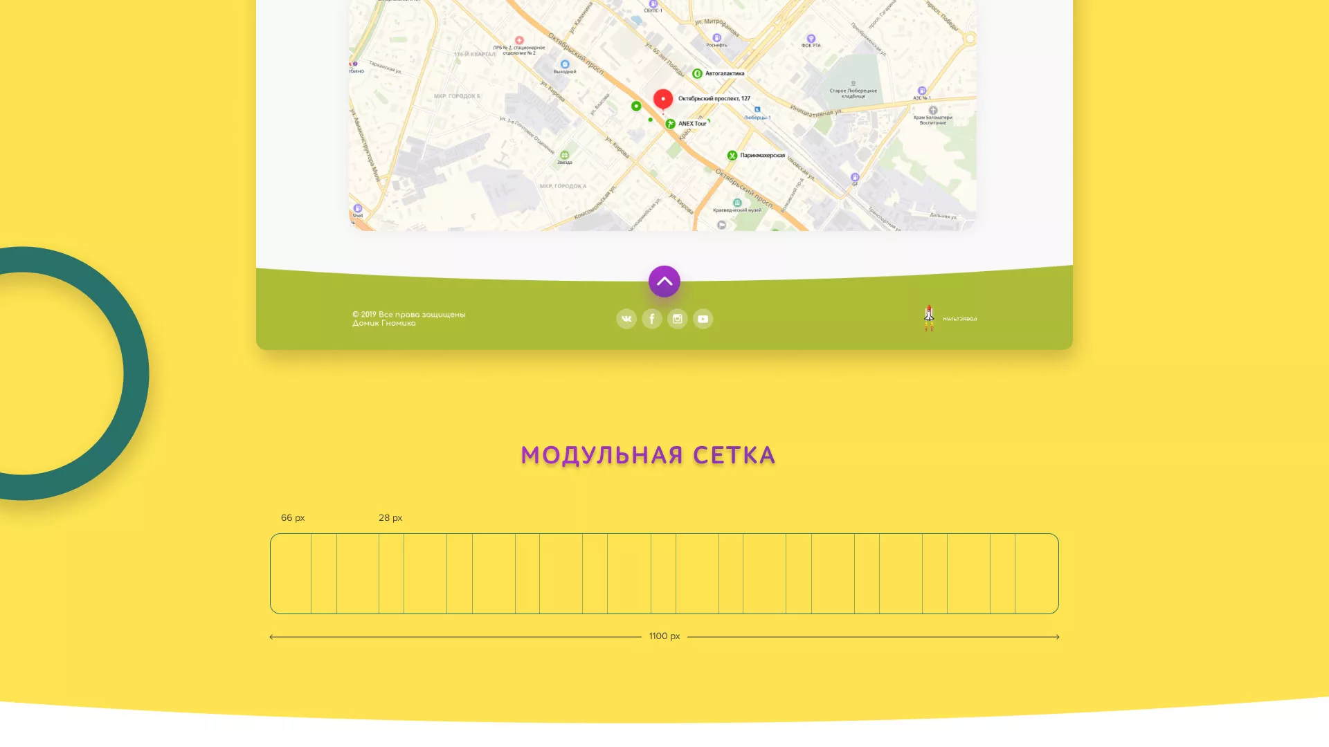 Разработка сайта детского активити-клуба «Домик гномика» в Инзе