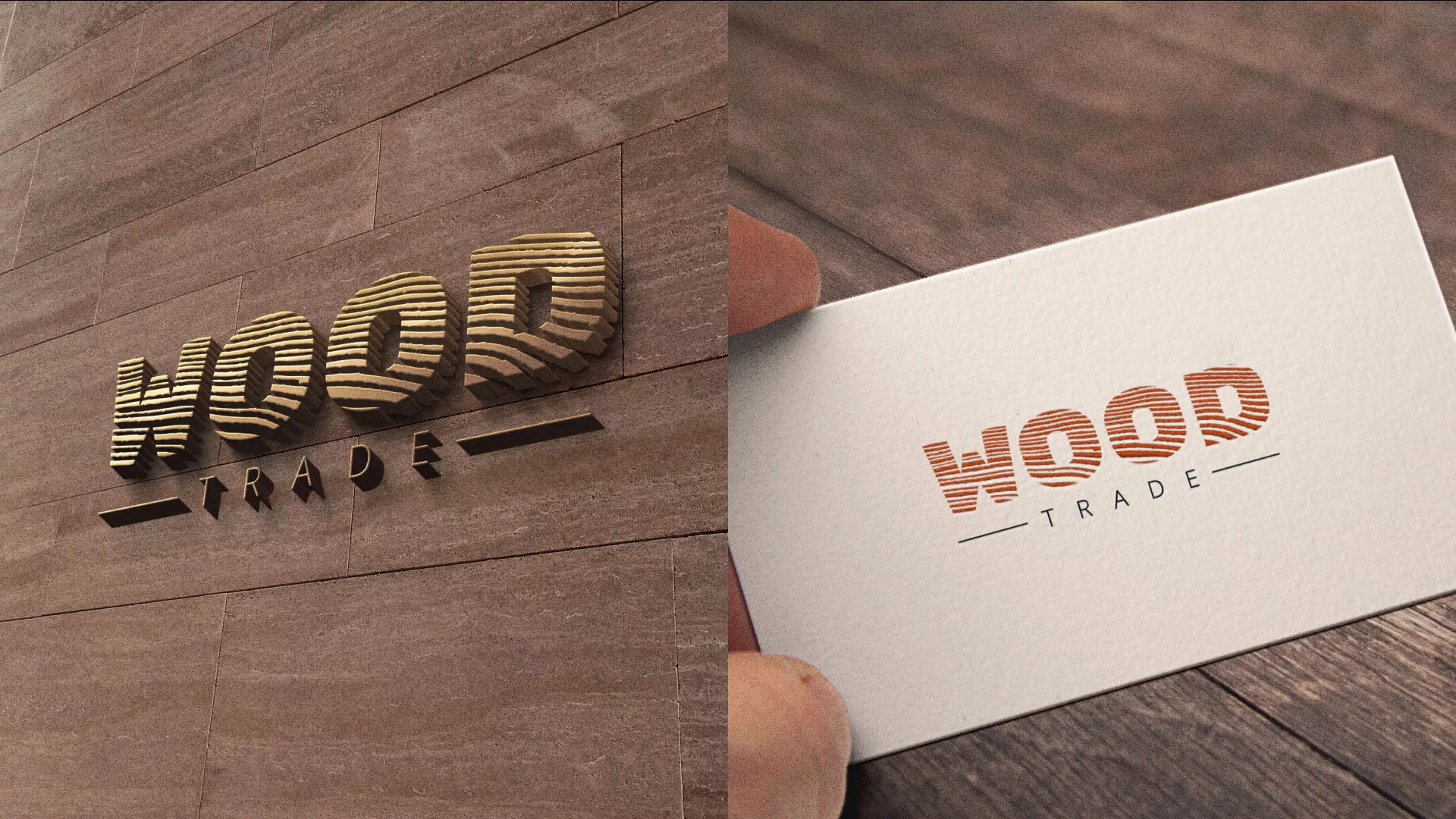Разработка логотипа для компании «Wood Trade» в Инзе