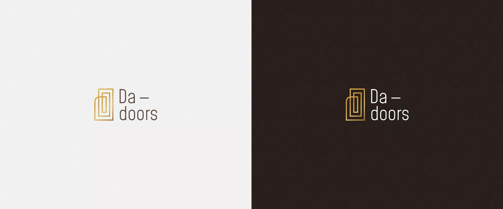 Разработка логотипа для компании «DA-DOORS» в Инзе